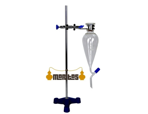 Embudo de Separación 250 ml + Soportes