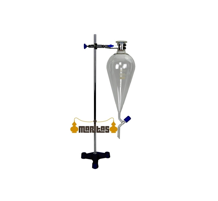 Embudo de Separación 1000 ml + Soportes