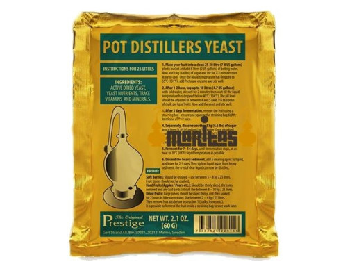 Pot Distillers Turbo Levadura 18% (Frutas)