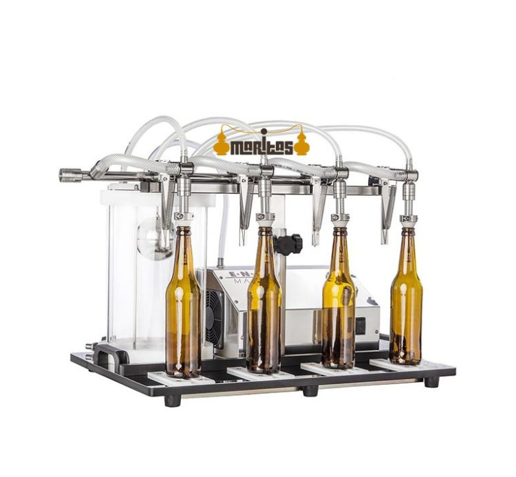 ENOLMASTER  para vino y cerveza con 4 boquillas inox