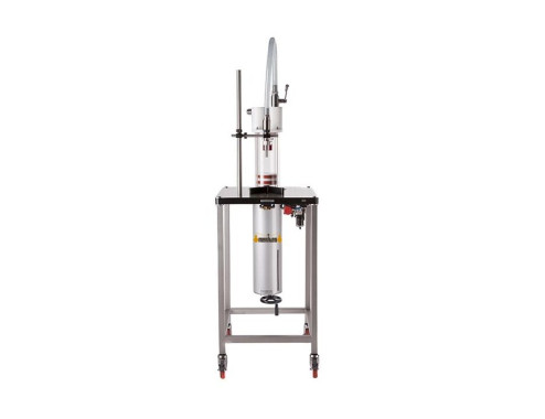 Llenadora vertical volumétrica dosis de 250 a 5000ml con cilindro inox