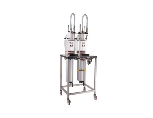 Llenadora vertical volumétrica bicilíndrica dosis de 250 a 5000ml