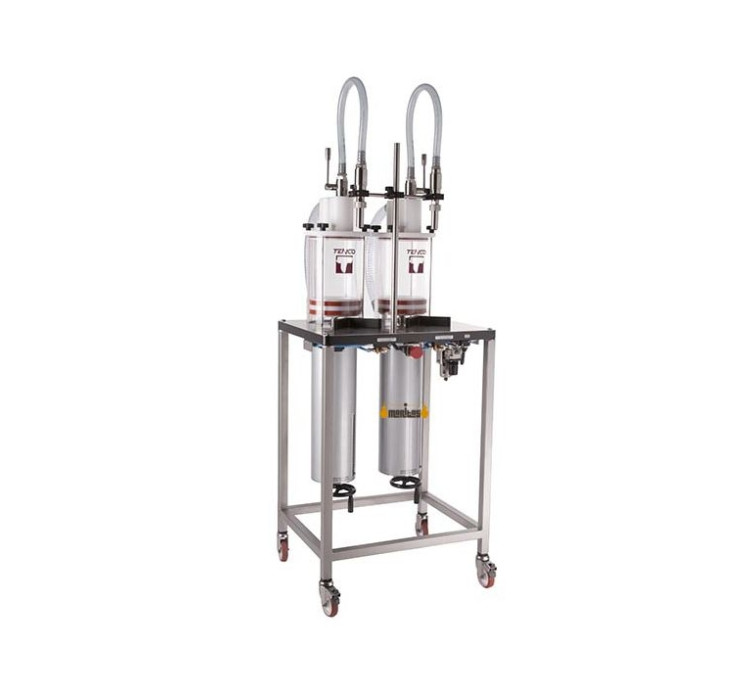 Llenadora vertical volumétrica bicilíndrica dosis de 250 a 5000ml