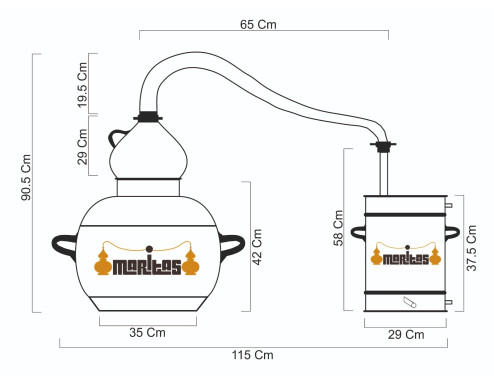 Alambique Clásico 50 litros